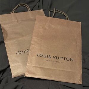 Louis Vuitton Brown Shopping Bags